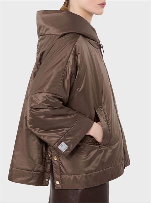 Short oversized padded jacket with side vents MAX MARA THE CUBE | 2629486074600096